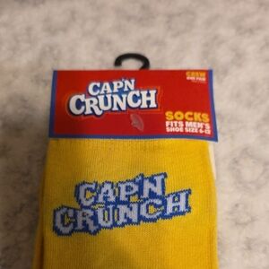 CapNCrunch Yellow Men's Socks 6-12